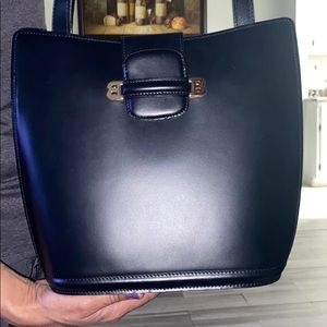 Bally black hand bag